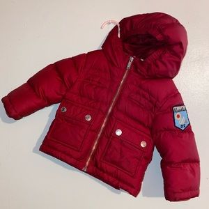 Baby Dsquare puffer coat